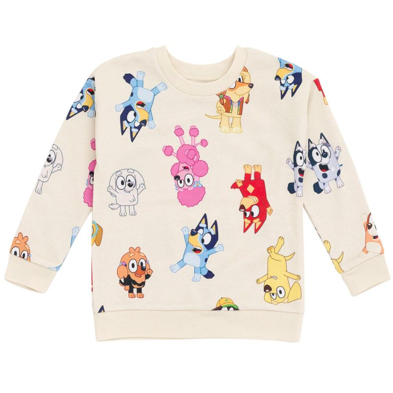 Big Girl's French Terry Sweatshirt and Shorts