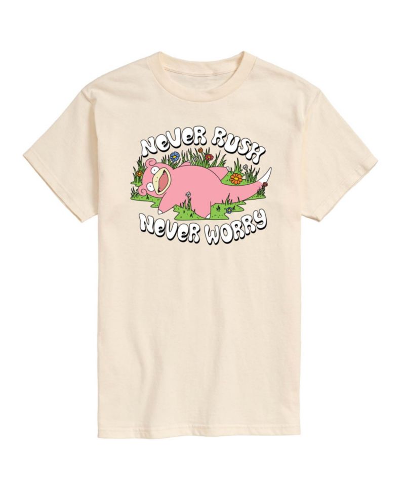 Men's Pokemon Never Rushed Graphic T-Shirt