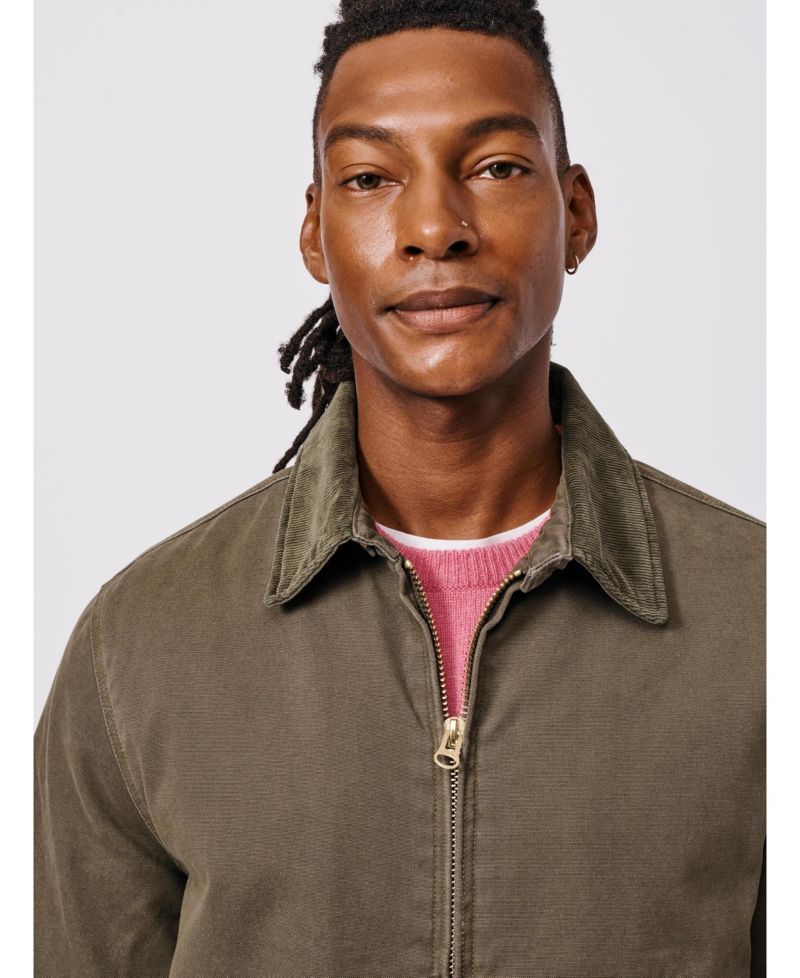 Men's Newland Canvas Harrington Utility Jacket
