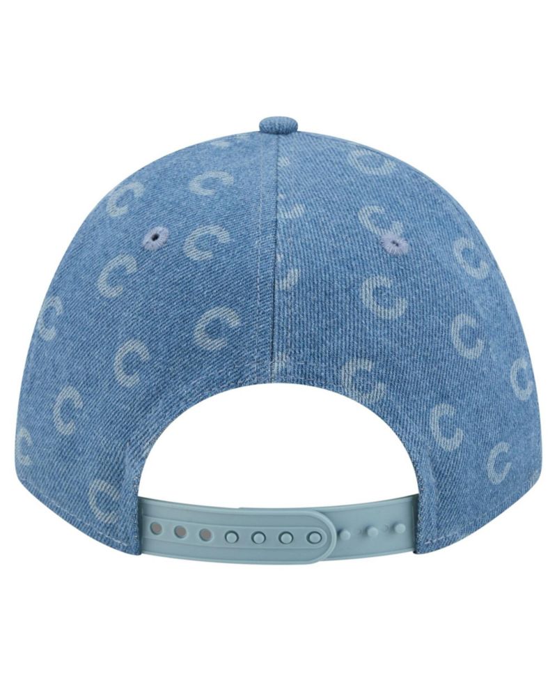 Men's and Women's Denim Chicago Cubs A-Frame 9FORTY Adjustable Hat