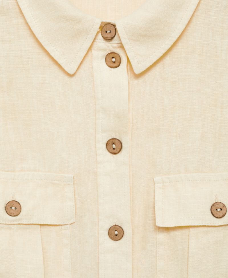 Women's Linen Shirty Dress