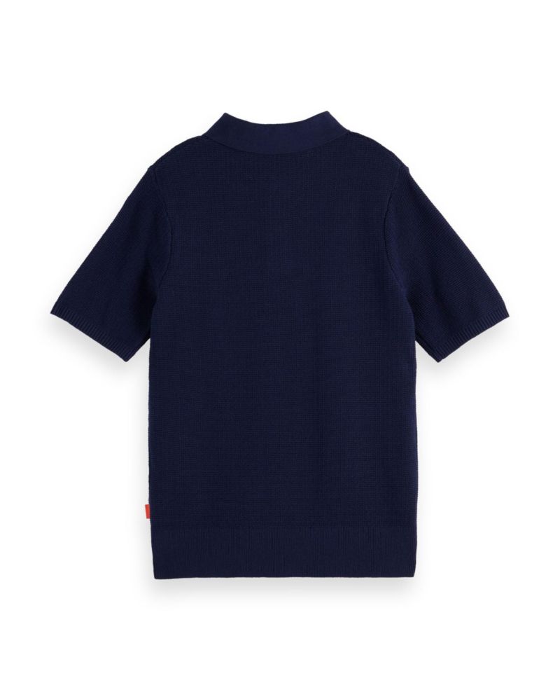 Little and Big Boys Structured Knitted Polo Shirt