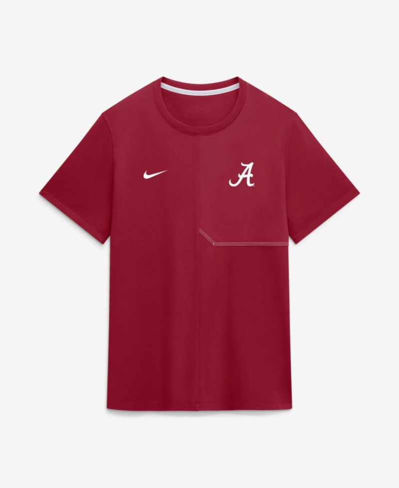Men's Alabama Crimson Tide Alabama Sideline Coach Short-Sleeve Crewneck T-Shirt