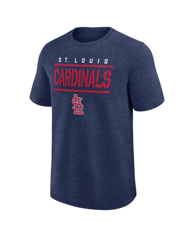 Men's Heather Navy St. Louis Cardinals Top Notch T-Shirt