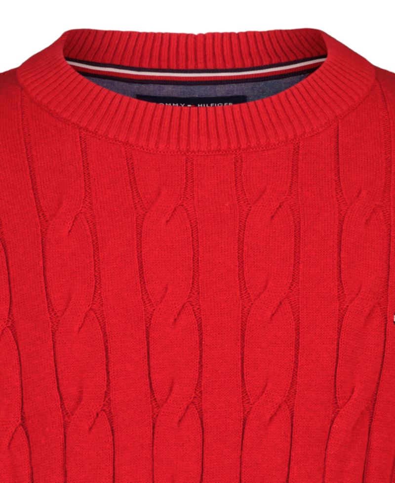 Men's Cable Knit Crewneck Sweater
