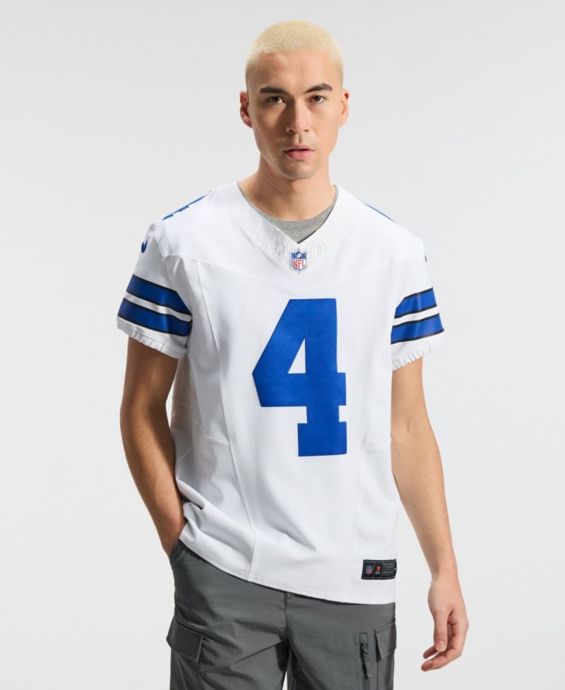 Men's Dak Prescott White Dallas Cowboys Vapor F.U.S.E. Elite Jersey