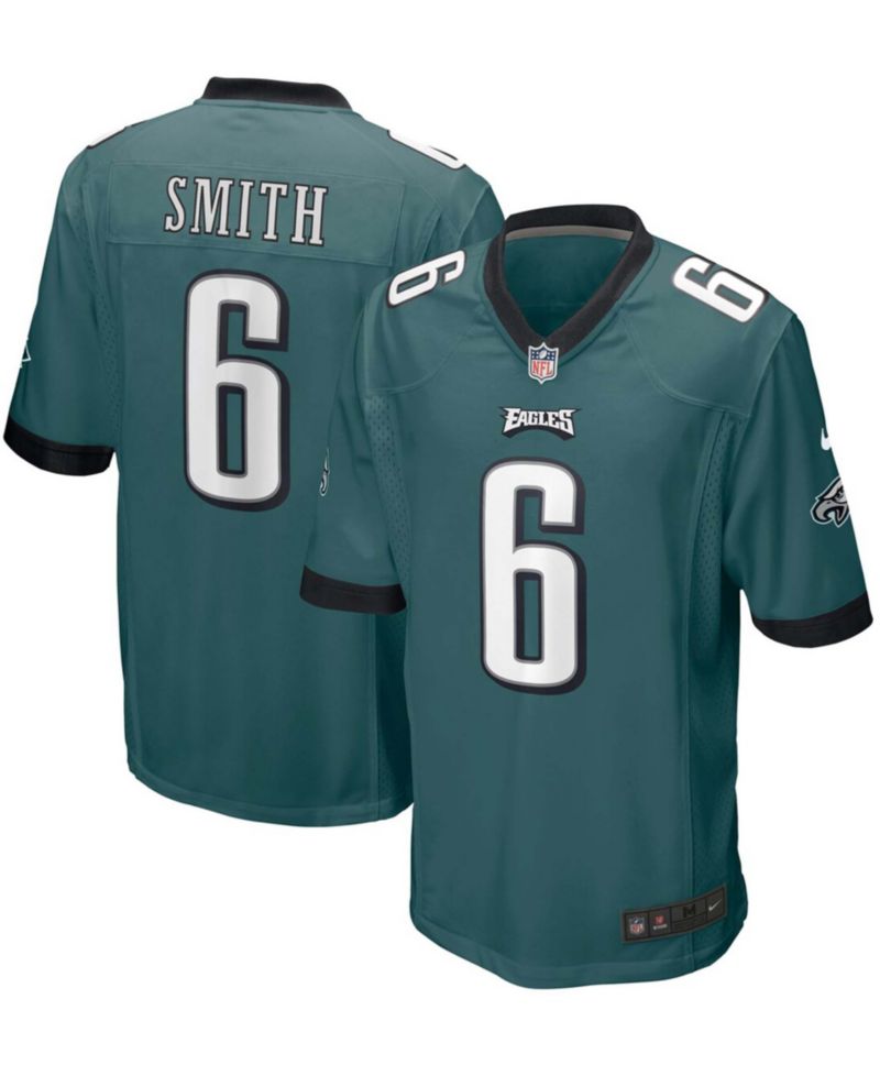Men's DeVonta Smith Midnight Green Philadelphia Eagles NFL Draft First Round Pick Game Jersey