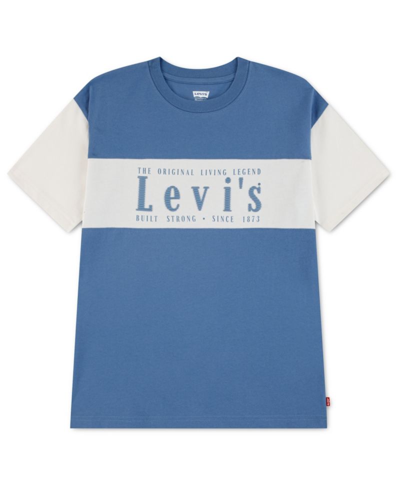 Boys' 8-20 Bold Color-Block Short-Sleeve T-Shirt