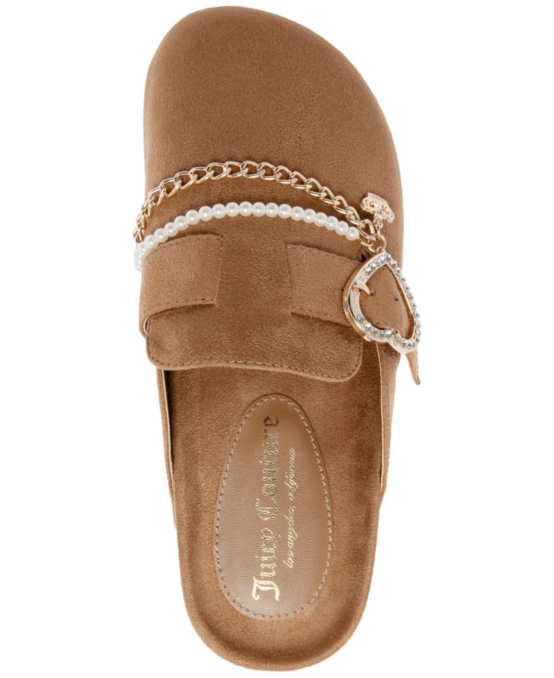 Women's Dove Heart Buckle Clog Slippers