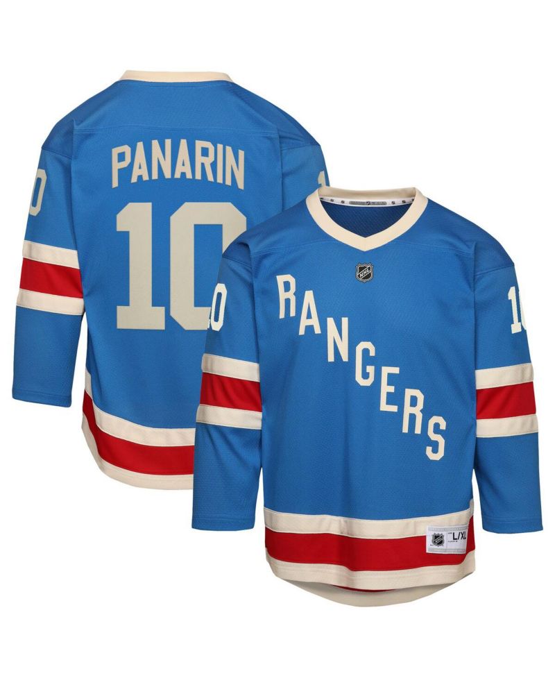 Big Boys and Girls Artemi Panarin Blue New York Rangers Centennial Replica Jersey