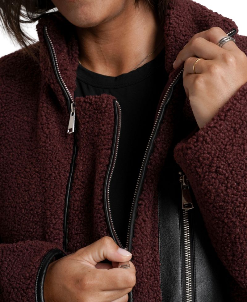 Women's NOM Teddi Baby Wearing Long Coat