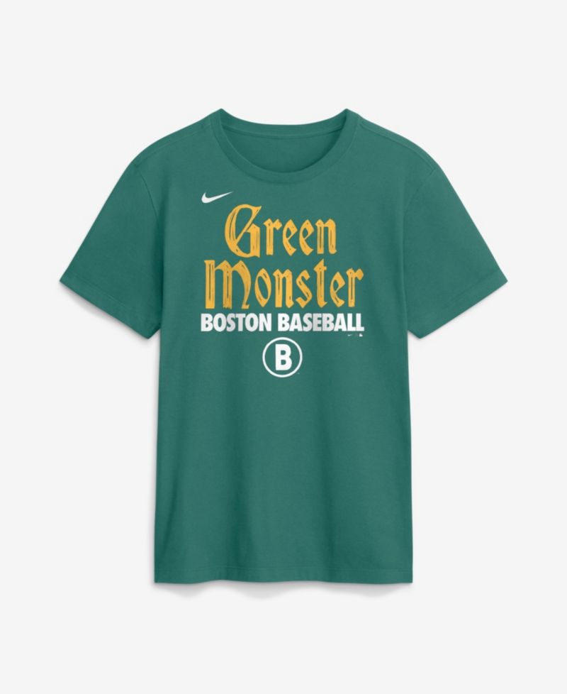 Men's Green Boston Red Sox City Connect Handwriting Club T-Shirt