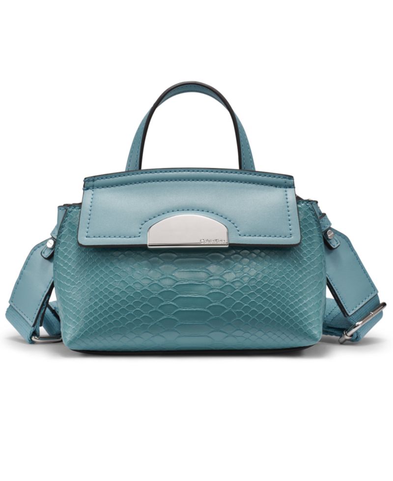 Arabella Mixed Media Crossbody with Web Strap
