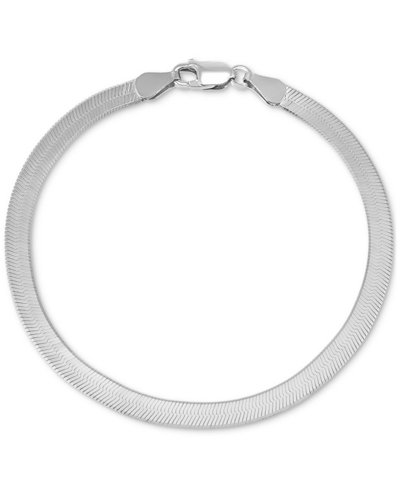 Giani Bernini Herringbone Link Chain Bracelet in 18k Gold-Plated Sterling Silver