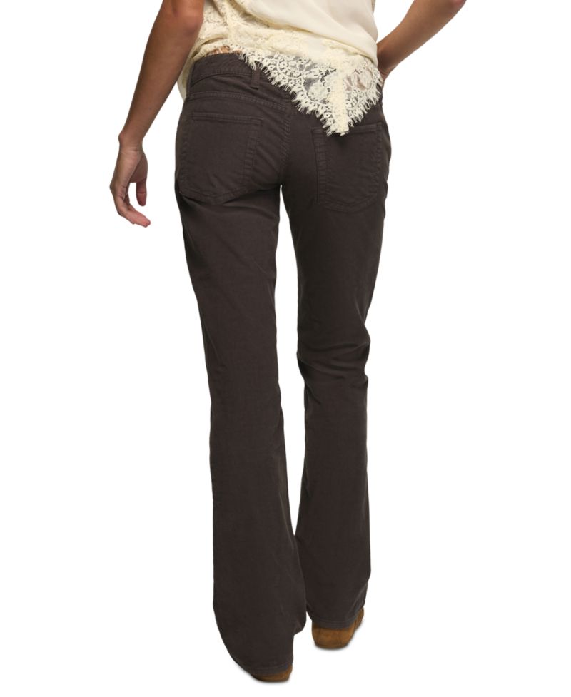 Women's Lil Maggie Ultra-Low-Rise Flare Corduroy Jeans