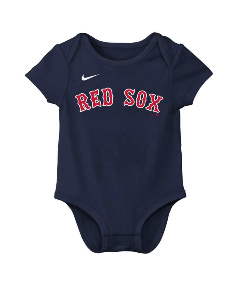 Baby Boys and Girls David Ortiz Navy Boston Red Sox Name & Number Bodysuit