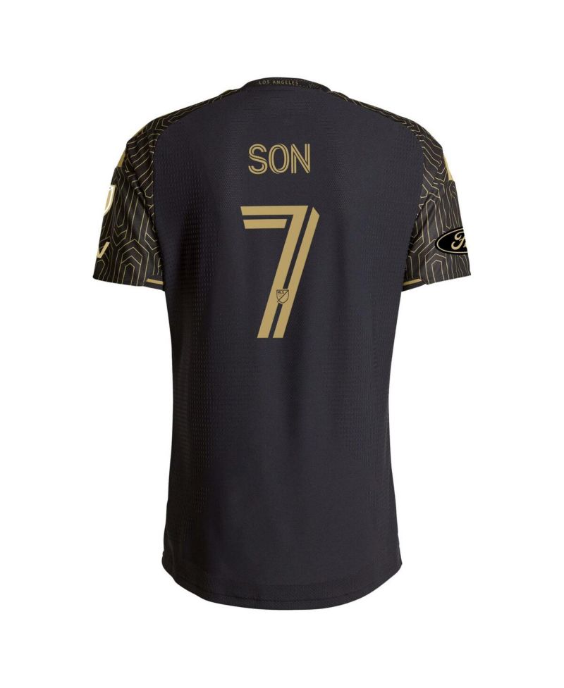 Men's Son Heung-Min Black LAFC 2026 Primary Kit On-Field Authentic Patch Jersey
