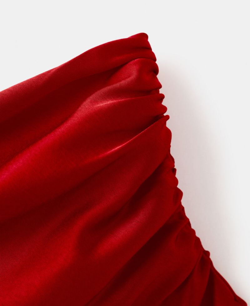 Women's Asymmetrical Satin Dress