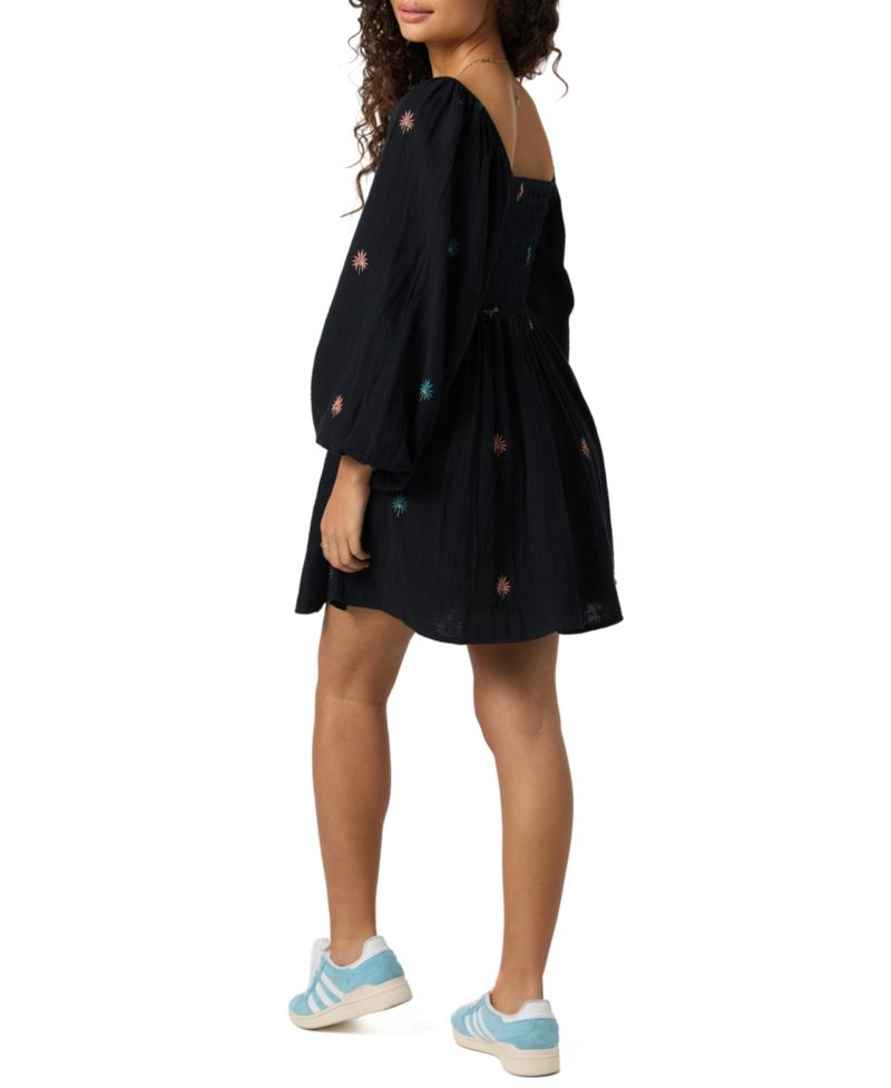 Women's Gracyn Palm Printed Smocked Dress