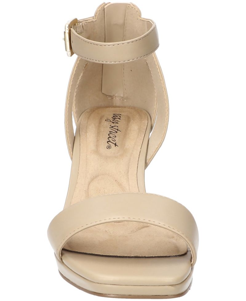 Ro Square Toe Heeled Sandals