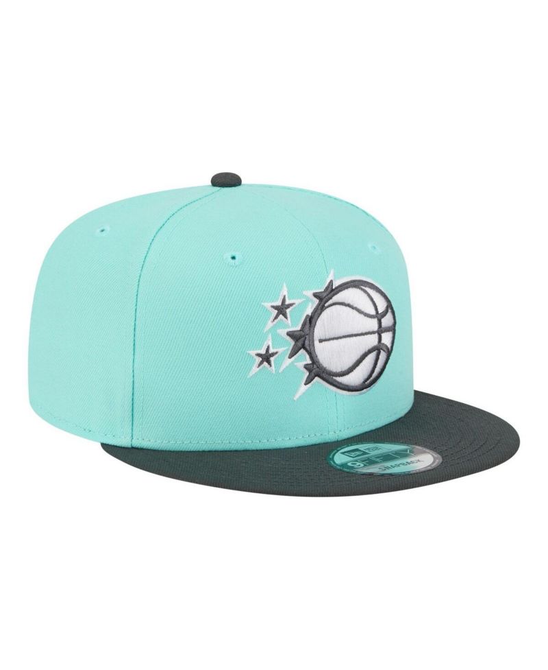 Men's Turquoise/Charcoal Orlando Magic Color Pack Two-Tone 9FIFTY Snapback Hat