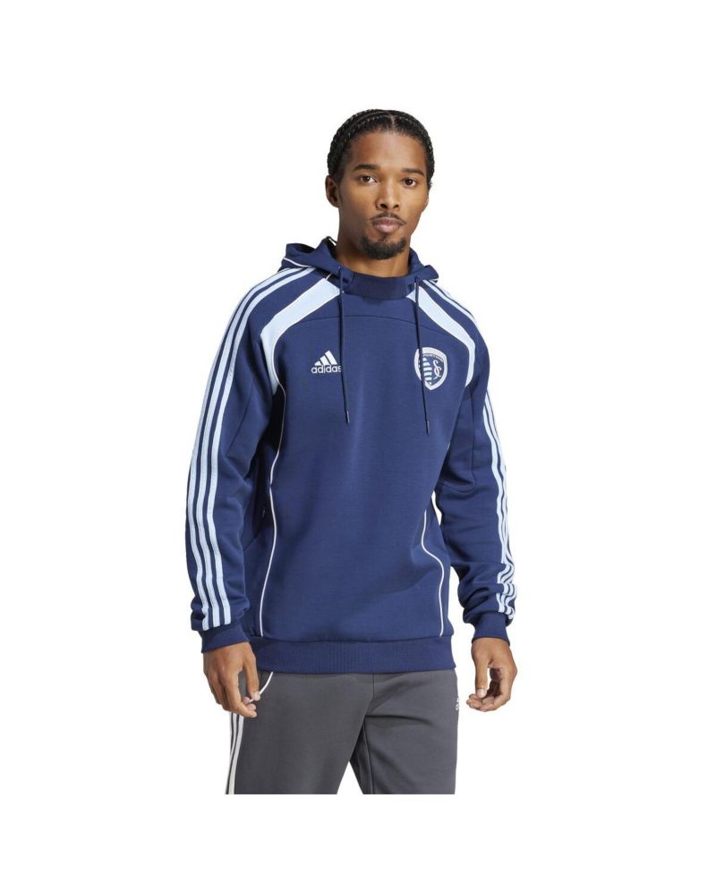 Men's Navy Sporting Kansas City 2025 Travel Pullover Hoodie