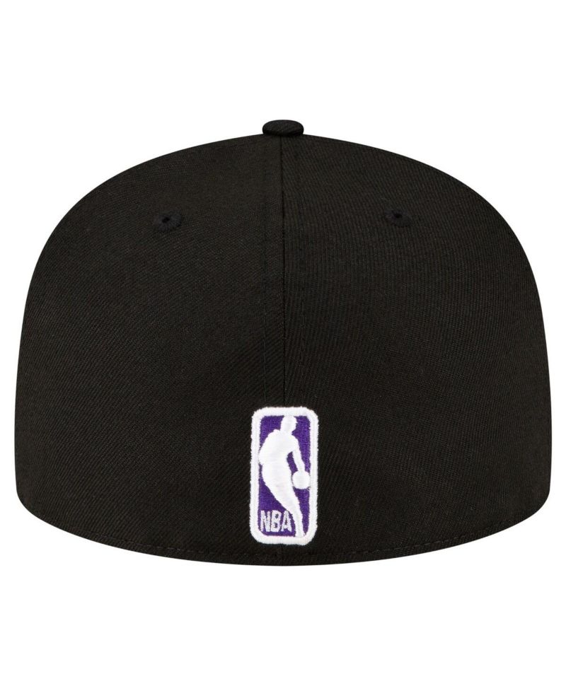 Men's Black Sacramento Kings 59FIFTY Fitted Hat