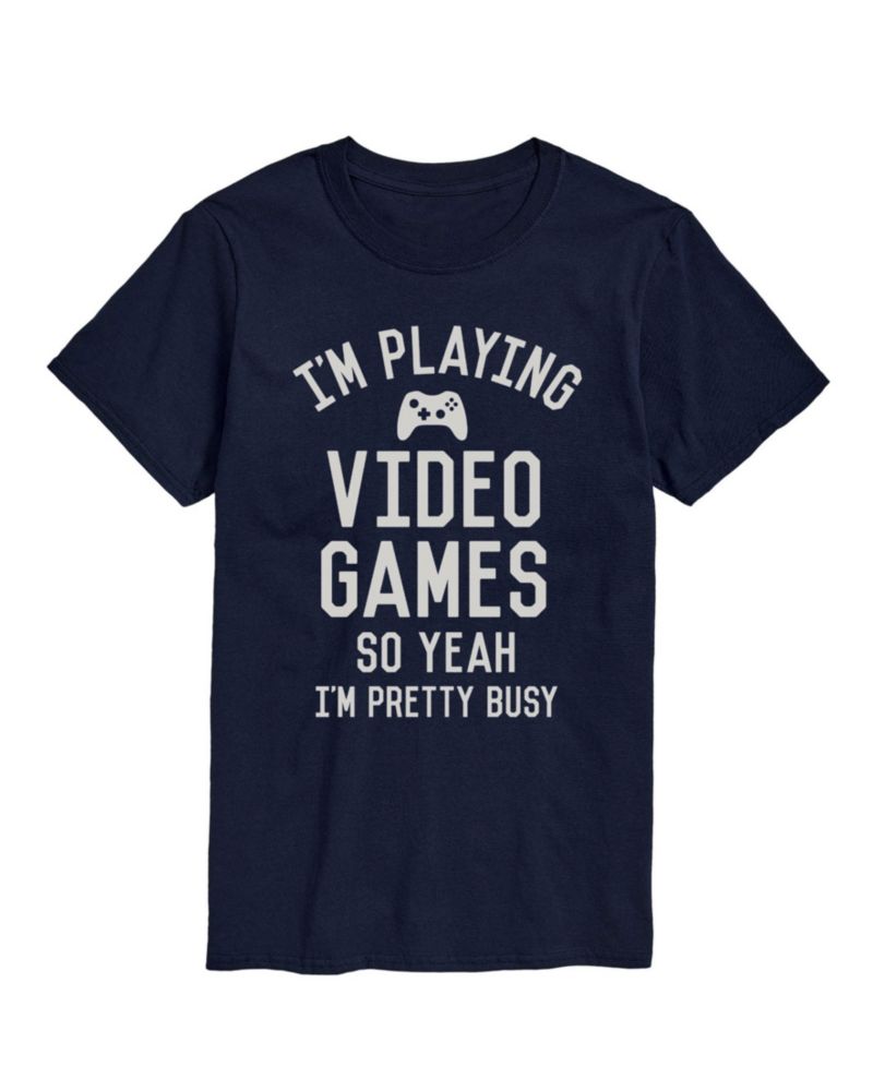 Men's Playing Video Games So Ya I'm Busy Short Sleeve T-Shirt