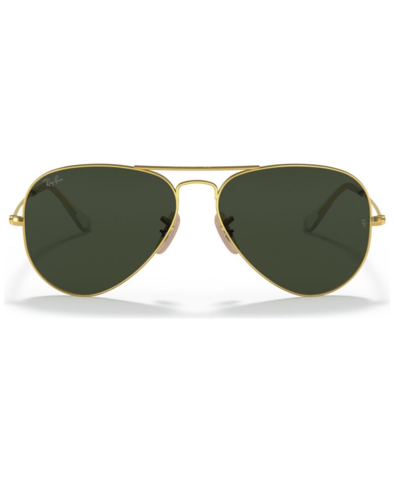 Unisex Aviator Aviation Collection Sunglasses, RB3025 AVIATOR LA 58