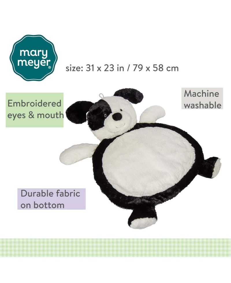 Best ever Ultra Soft Baby Mat, Black and White Puppy