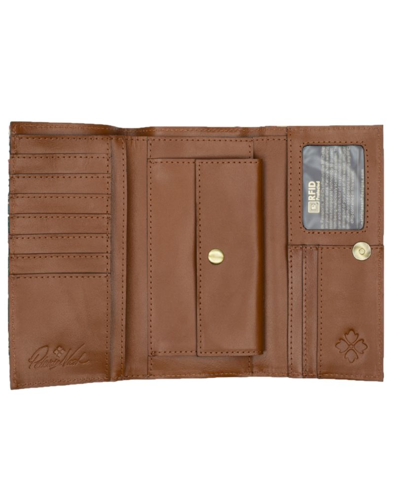 Terresa Leather Snap Wallet