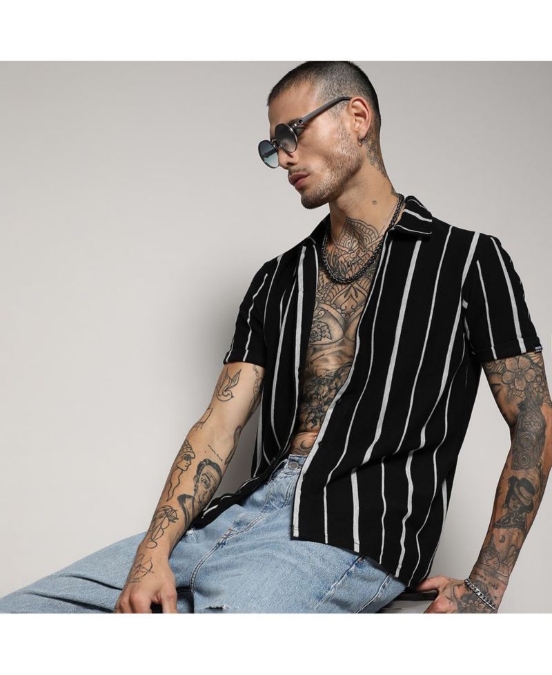 Men's Men Striped Casual Shirts