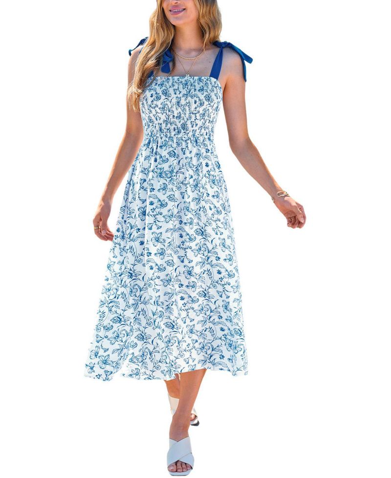 Women's In a Good Mood Floral Maxi Beach Dress