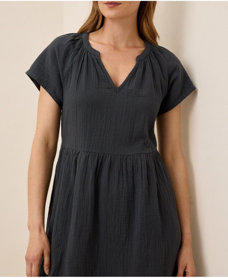 Women's Organic Cotton Coastal Double Gauze Breezy Dress