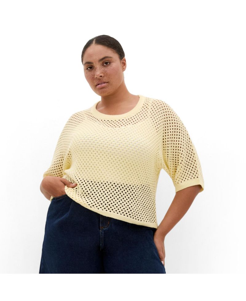 Women's Crochet Knit Top