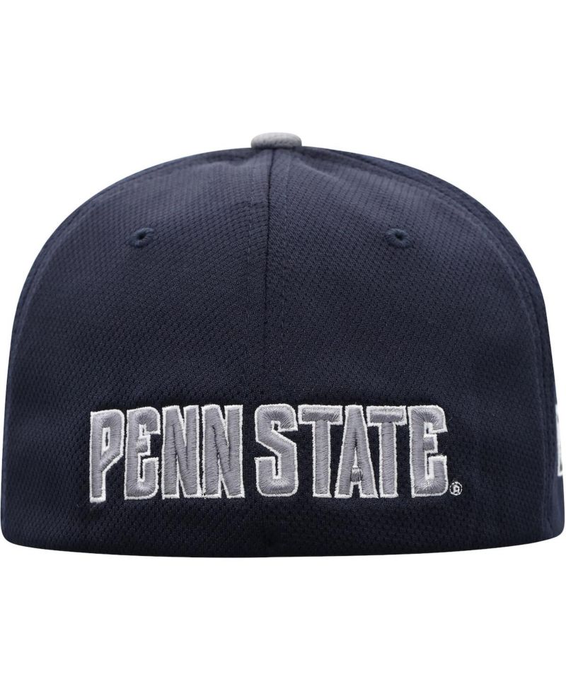 Men's Navy, Gray Penn State Nittany Lions Two-Tone Reflex Hybrid Tech Flex Hat
