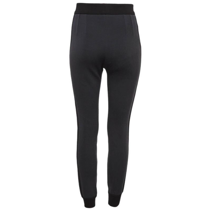 Women's Grey Side Stripe Nylon Knit Joggers S