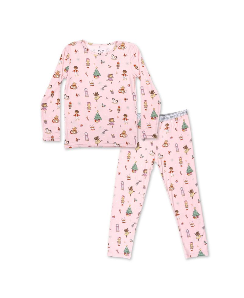 Girls Girls Nutcracker Pink Set of 2 Piece Pajamas