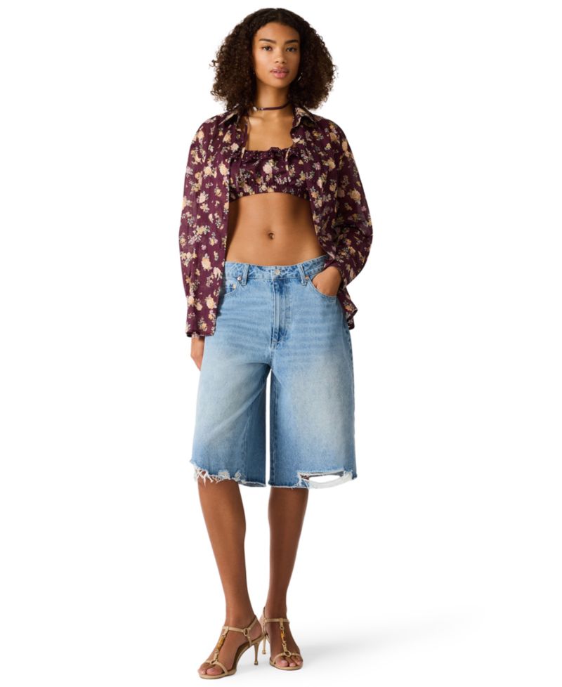 Women's Bennete Collared Printed Top