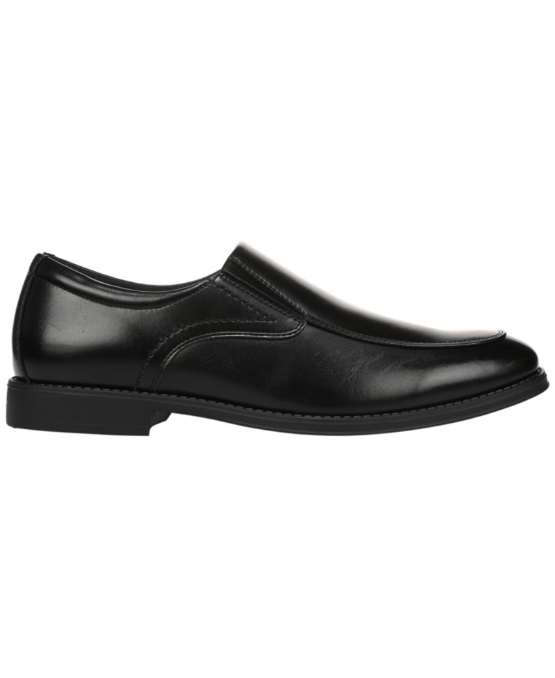 Men's Stuart Round-Toe Faux Leather Loafers