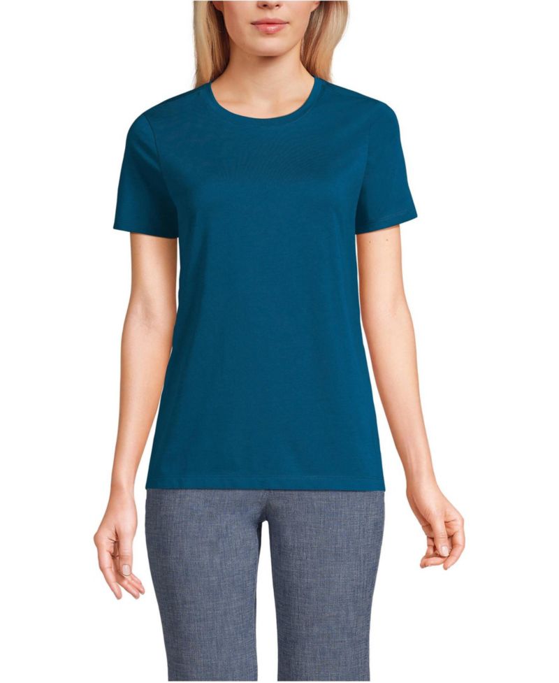 Women's Tall Relaxed Supima Cotton Crew Neck T-Shirt