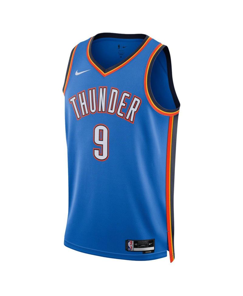 Men's and Women's Alex Caruso Blue Oklahoma City Thunder Swingman Jersey