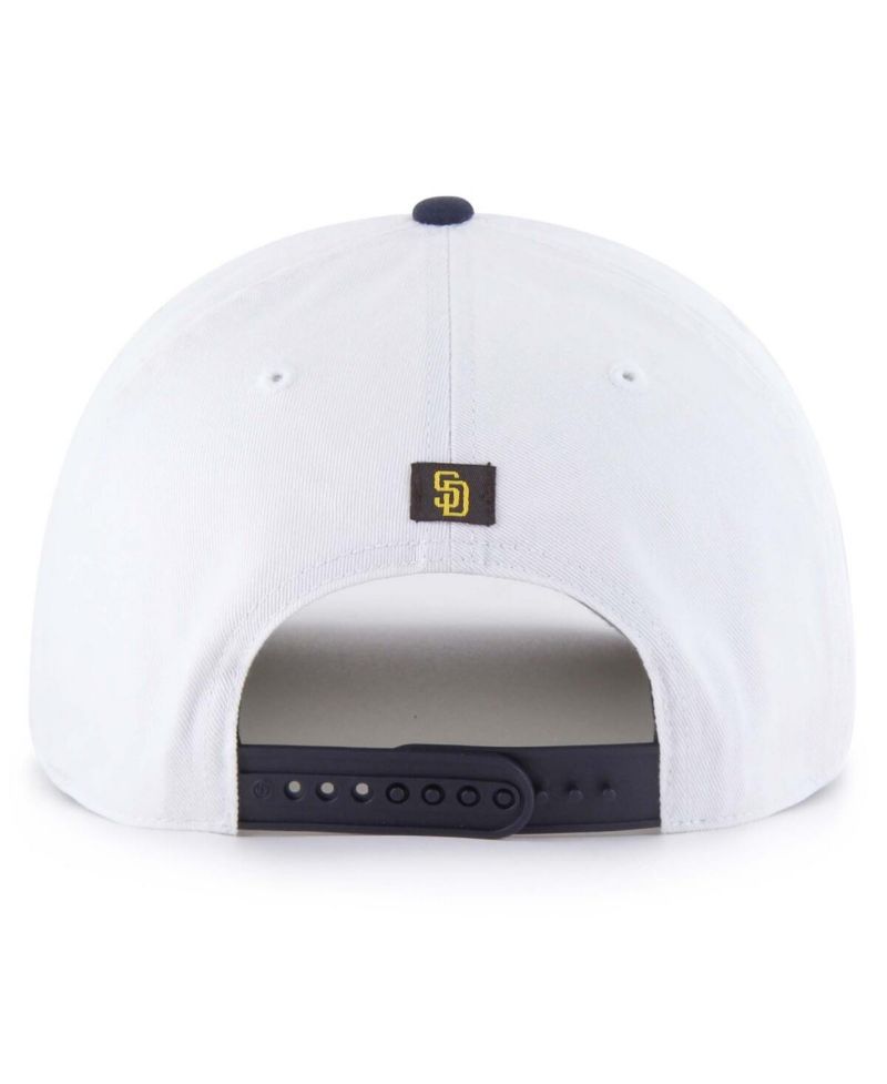 Men's White San Diego Padres Patriotic Overhand Hitch Adjustable Hat