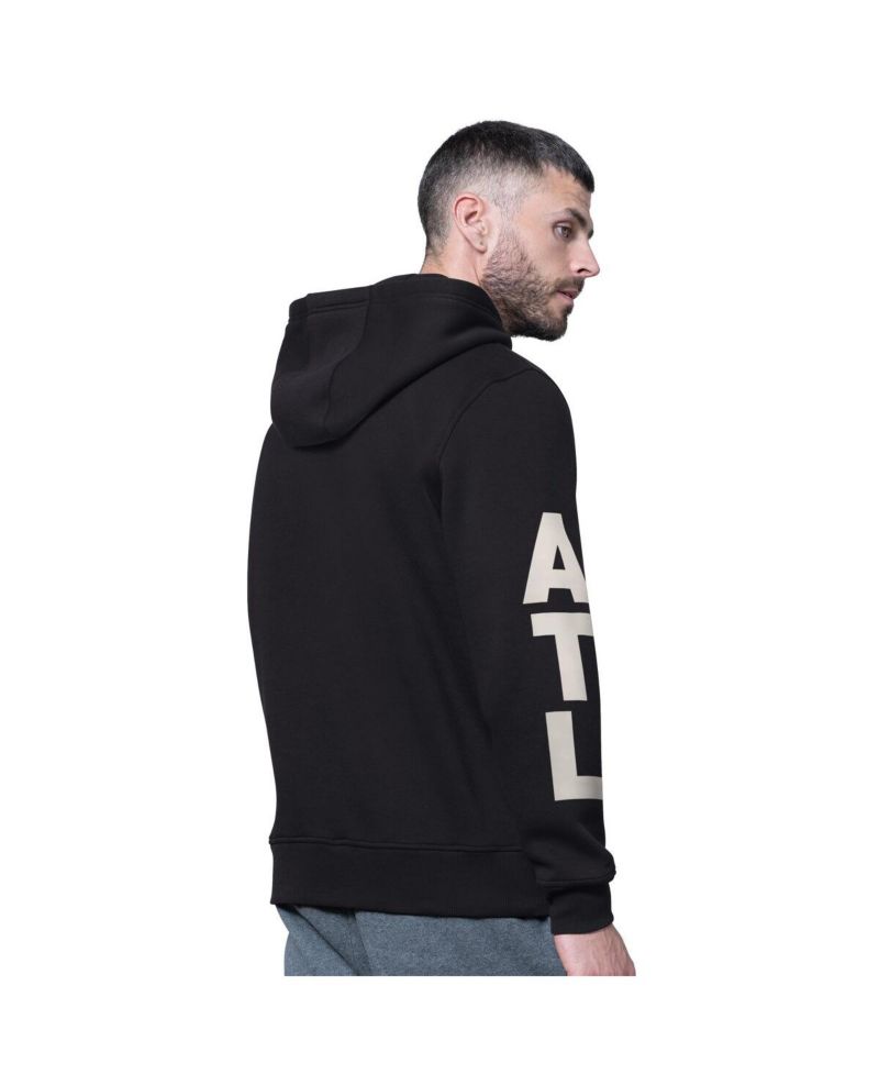 Men's Black Atlanta Falcons Handoff Fleece Hoodie Sweatshirt