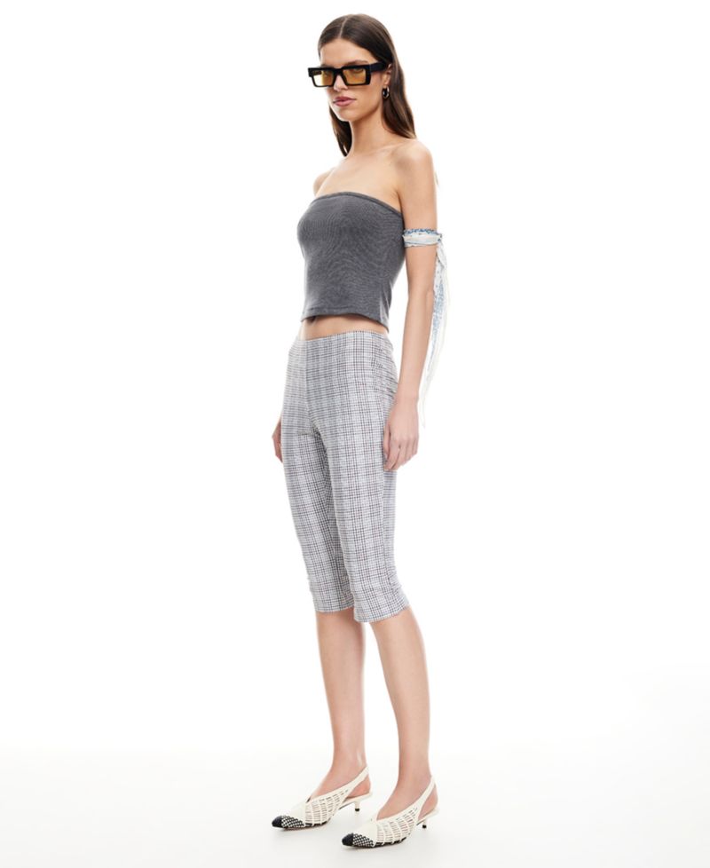 Women's Checked Starlet Capri Pants