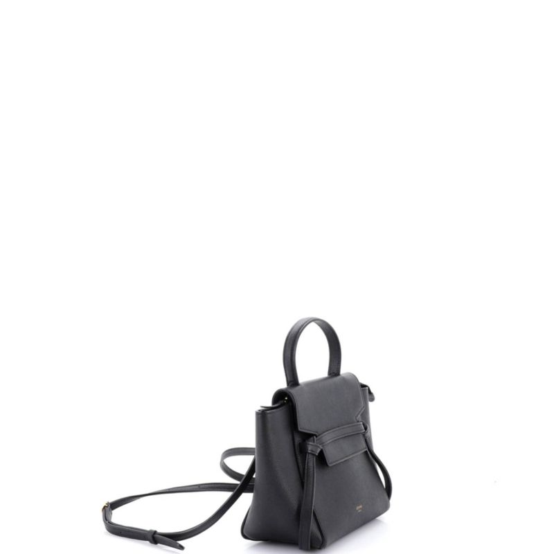 Nano Belt Bag Textured Leather
