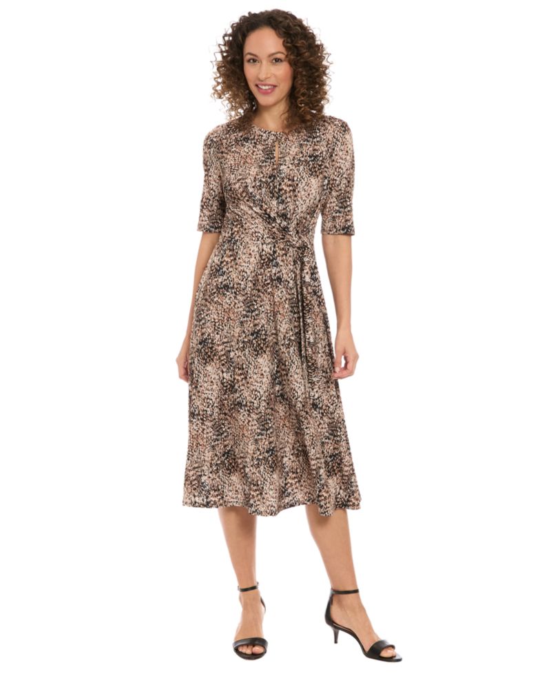 Women's Keyhole Side Tie Dress