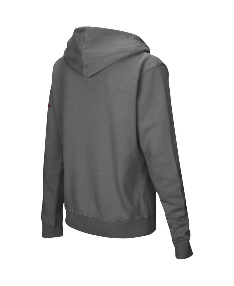 Women's Arkansas Razorbacks Arched Name Full-Zip Hoodie
