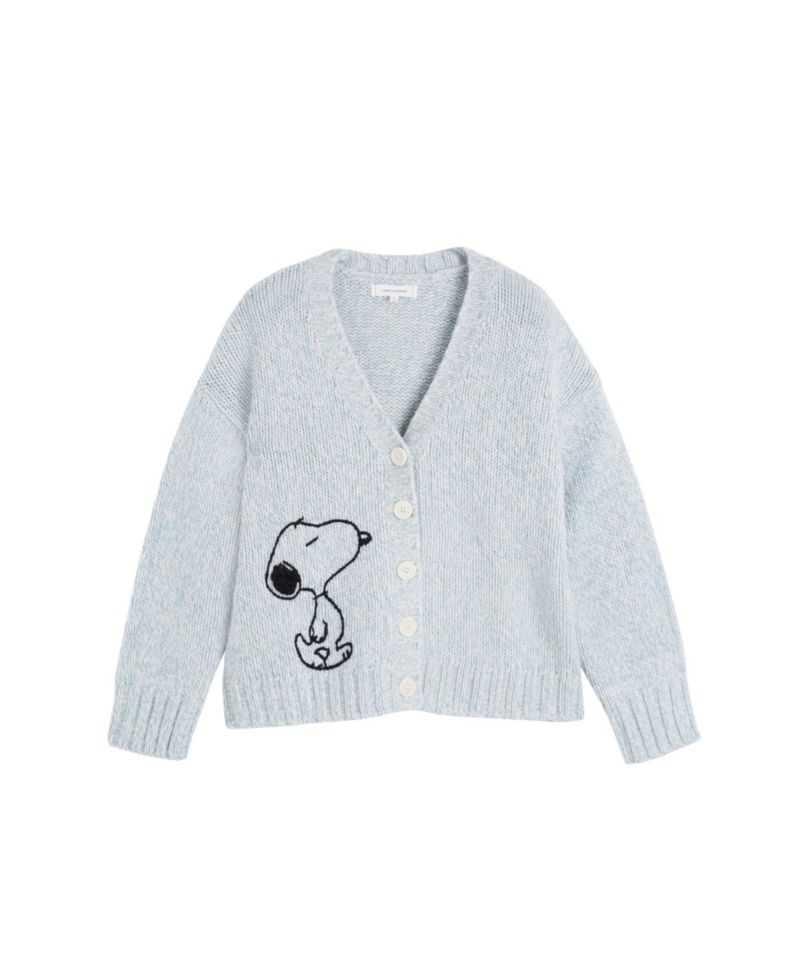 Chinti and Parker Women's Merino Snoopy Marl Cardigan