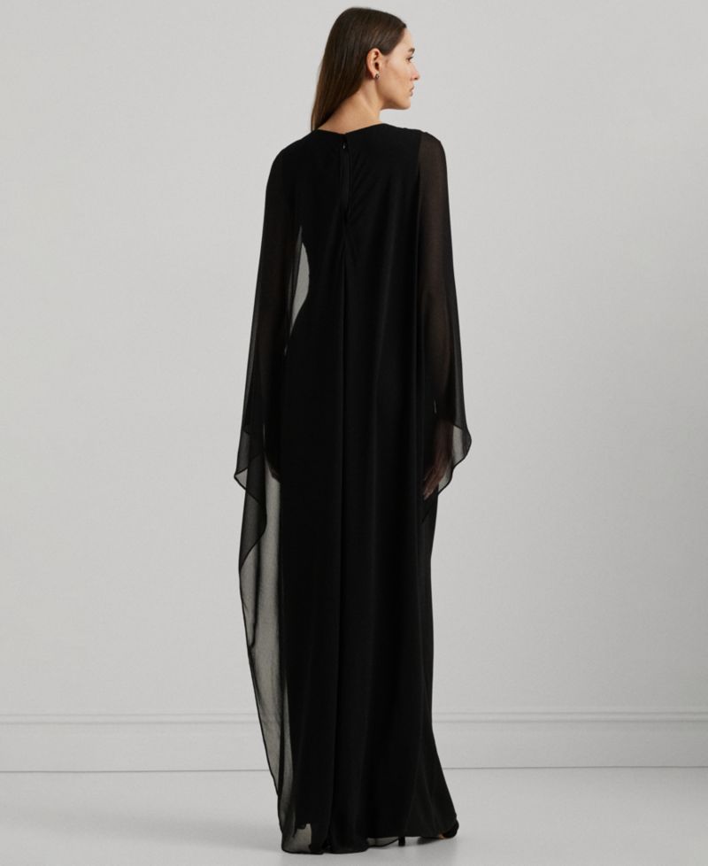 Women's Cape Georgette Gown